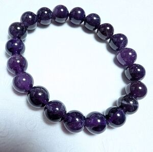 Amethyst (gem quality) 10mm bracelet